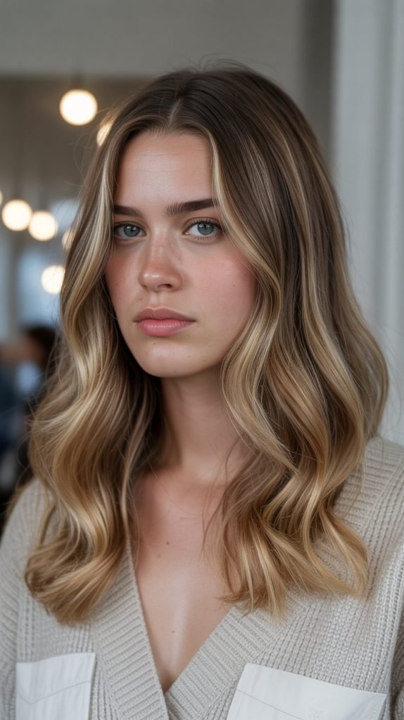 Classic Balayage Blonde Highlights