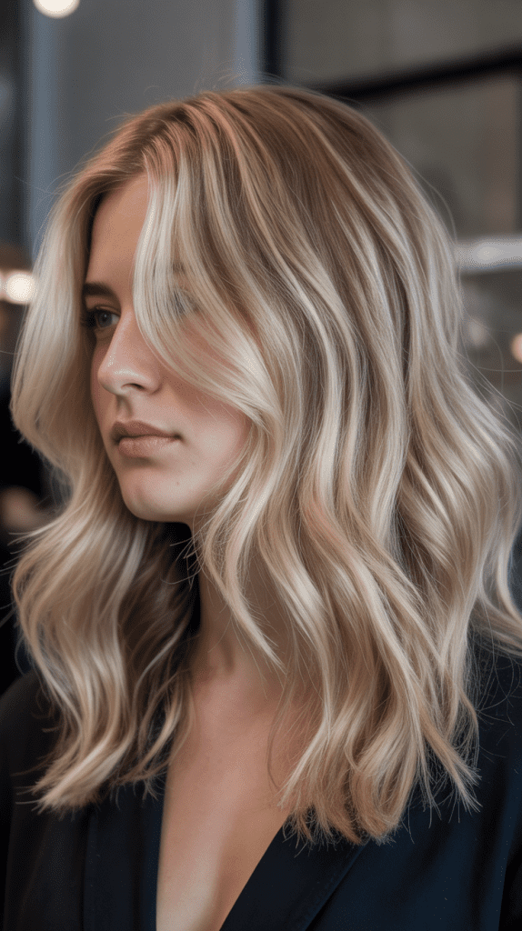 Bright Blonde Highlights with Lowlights