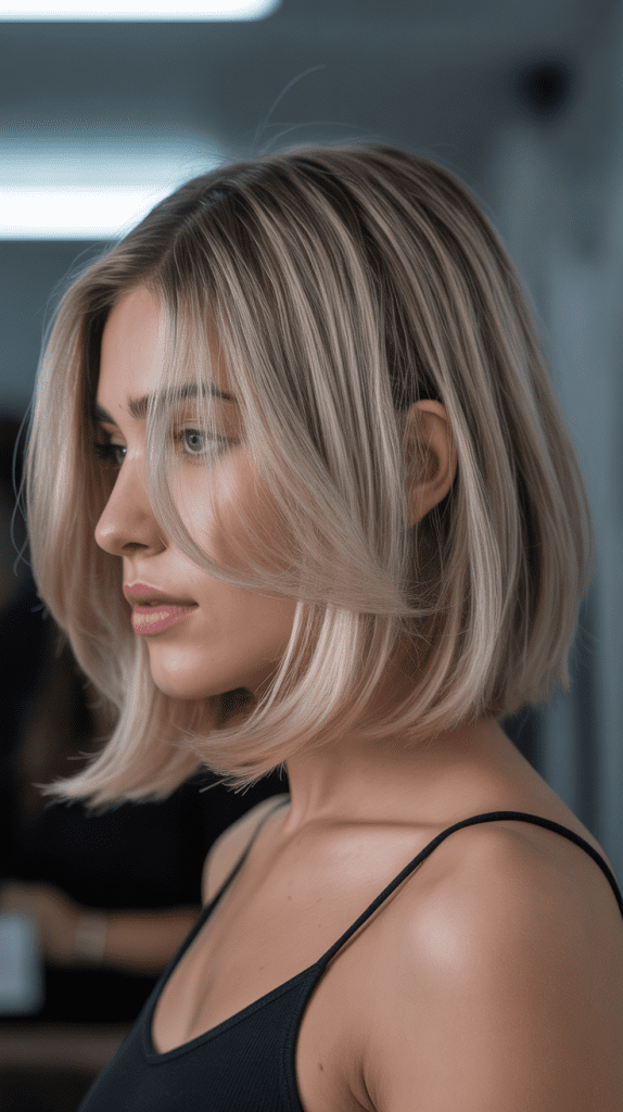 Ash Blonde Highlights