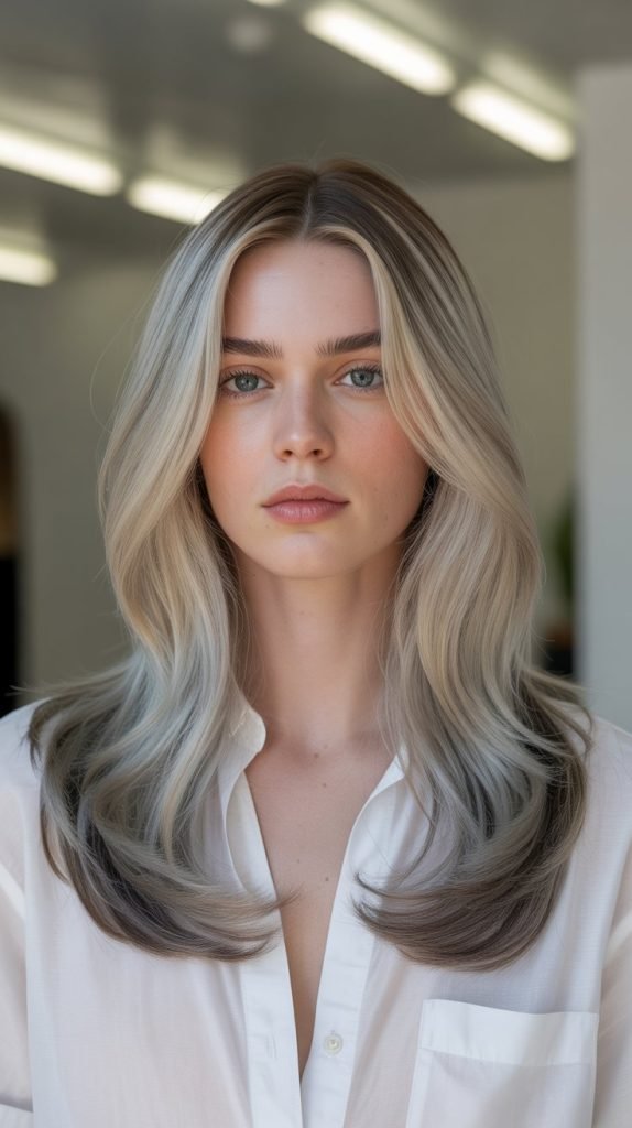 Buttercream Blonde with Praline Lowlights