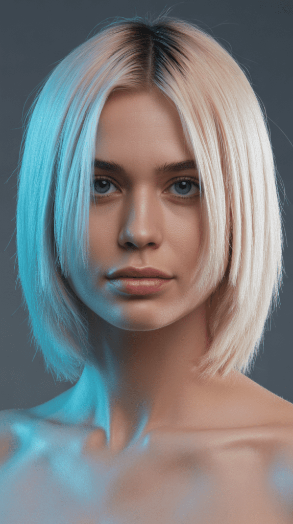 Icy Blonde Highlights