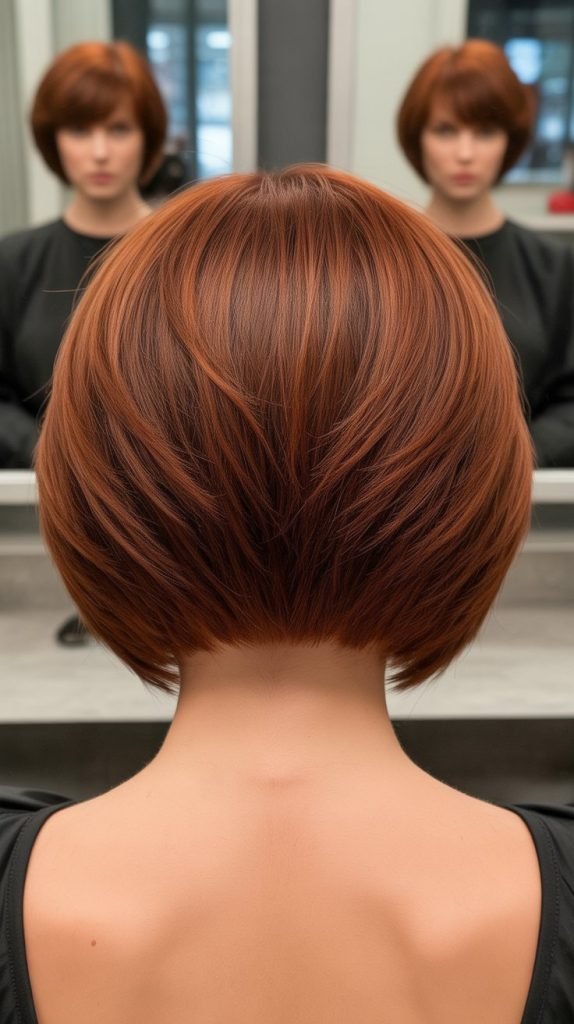 25. Stacked Long Bob