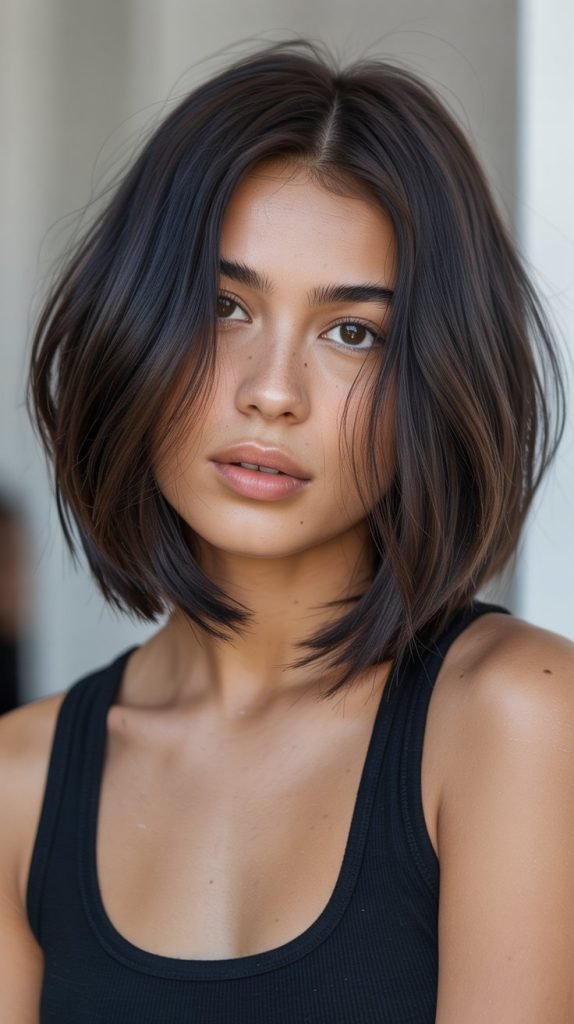 Choppy Bob for Straight Hair