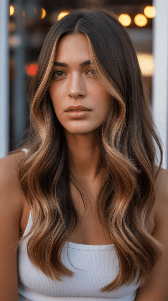  Amber Blonde Balayage