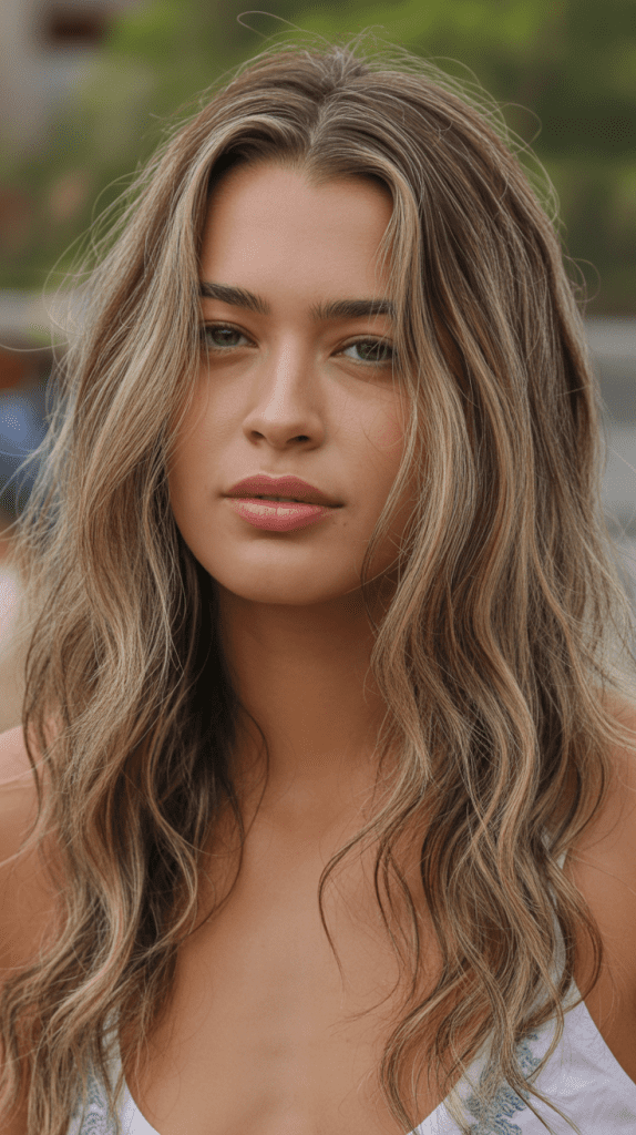 Sandy Blonde Highlights