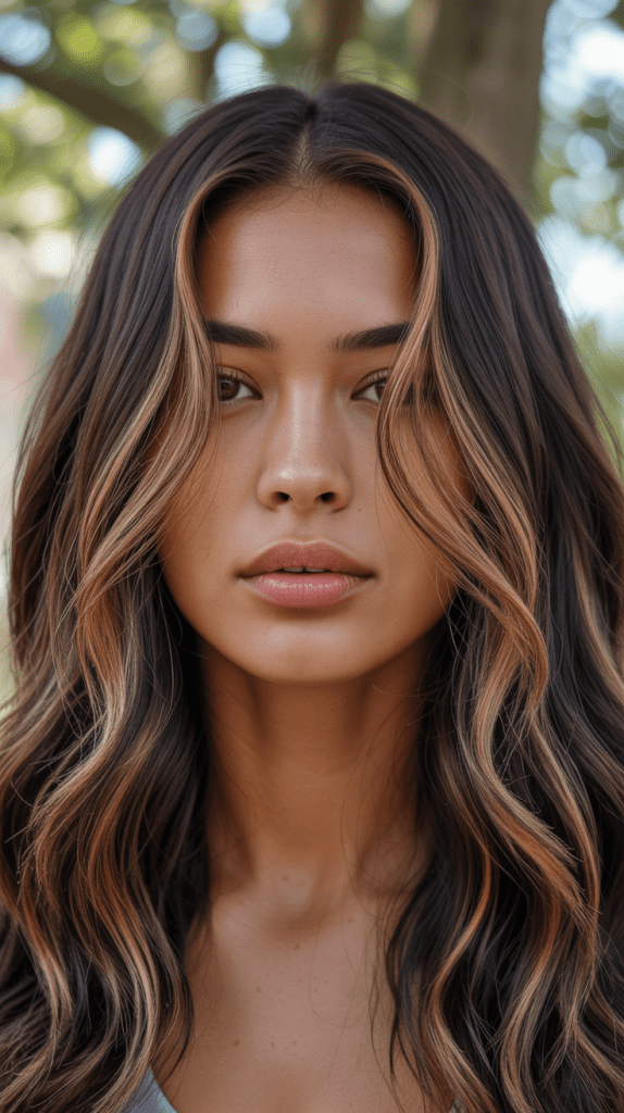 Caramel Ribbon Highlights