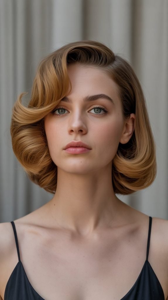 20. Long Bob with Flipped Ends