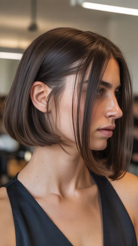  Angled Long Bob (A-Line Bob)