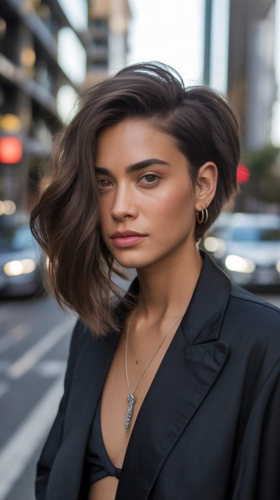 . Asymmetrical Long Bob