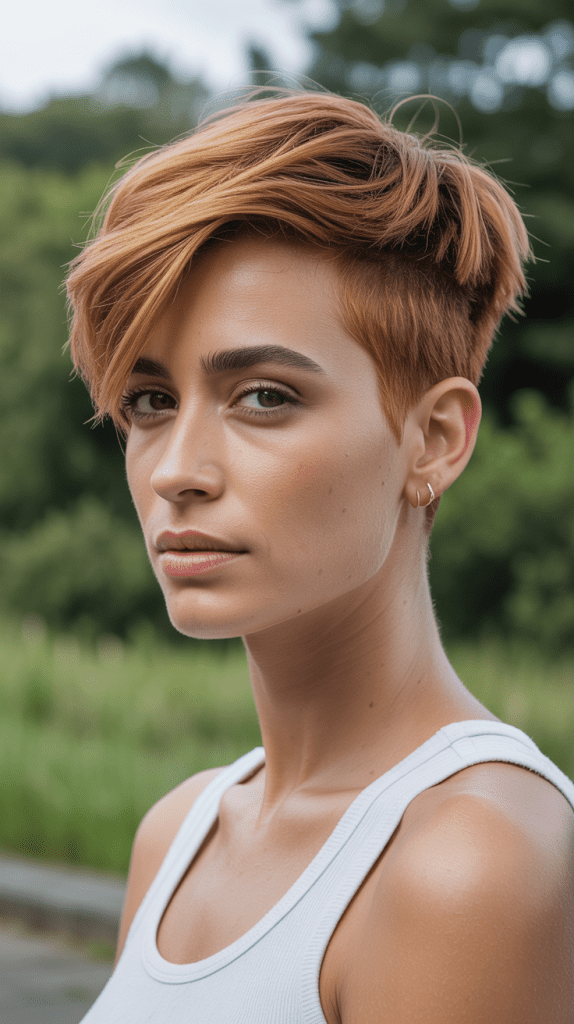 Tousled Crop with Side Part