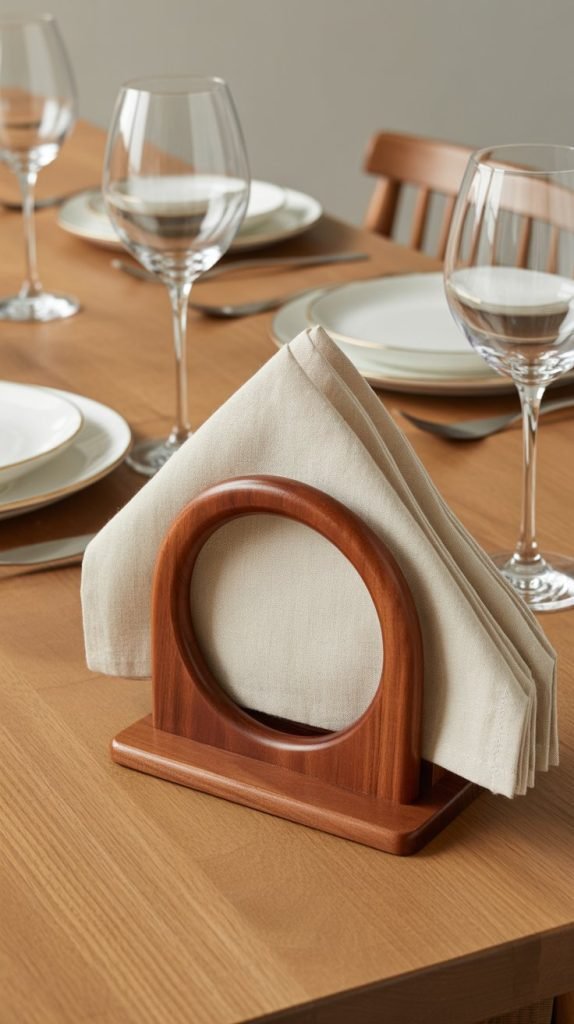 25. Wooden Napkin Holders