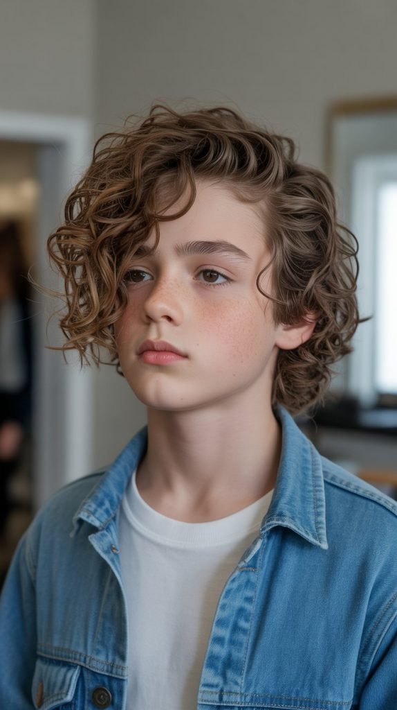  The Curly Side Swept