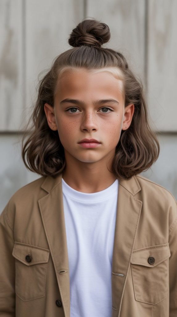 Long Hair with Man Bun