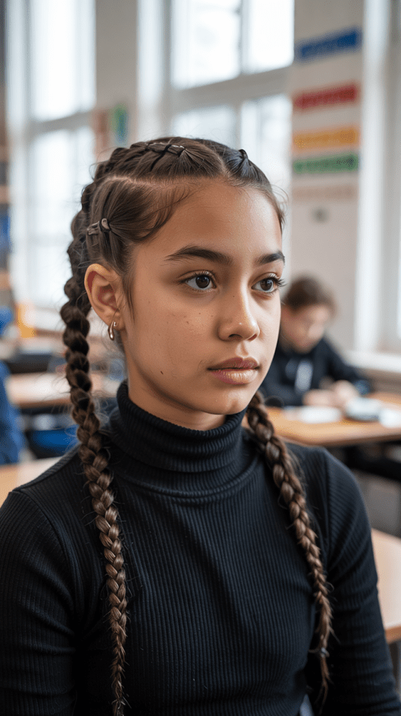 Twisted Low Ponytail