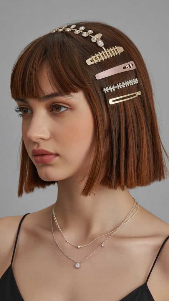  Maintenance Schedule for Long Bob with Curtain Bangs