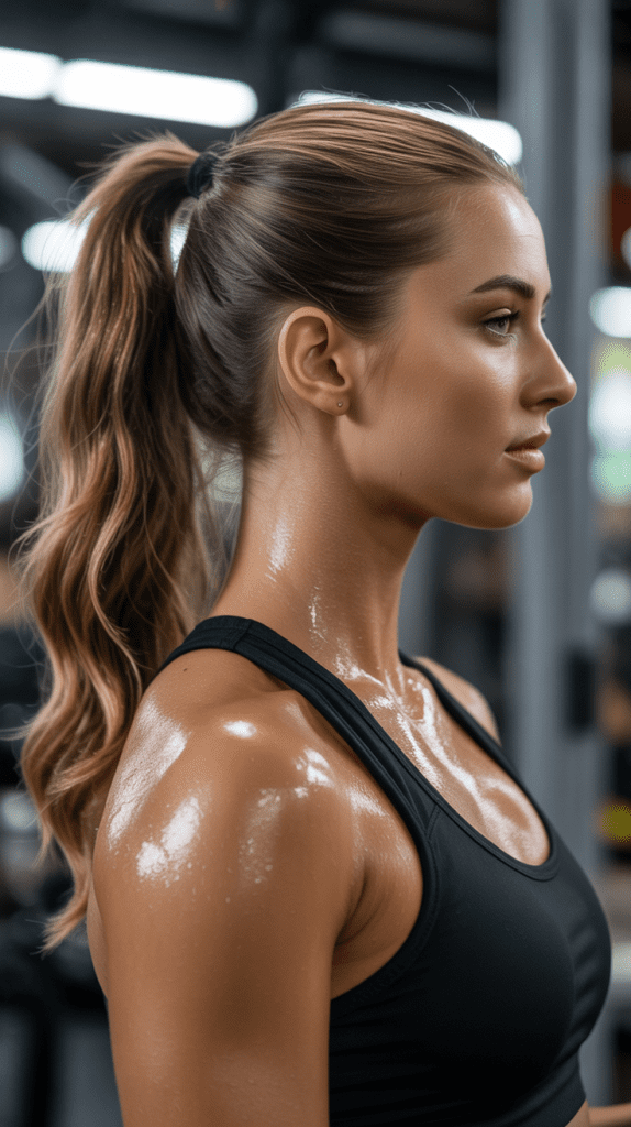 Slicked Back High Ponytail