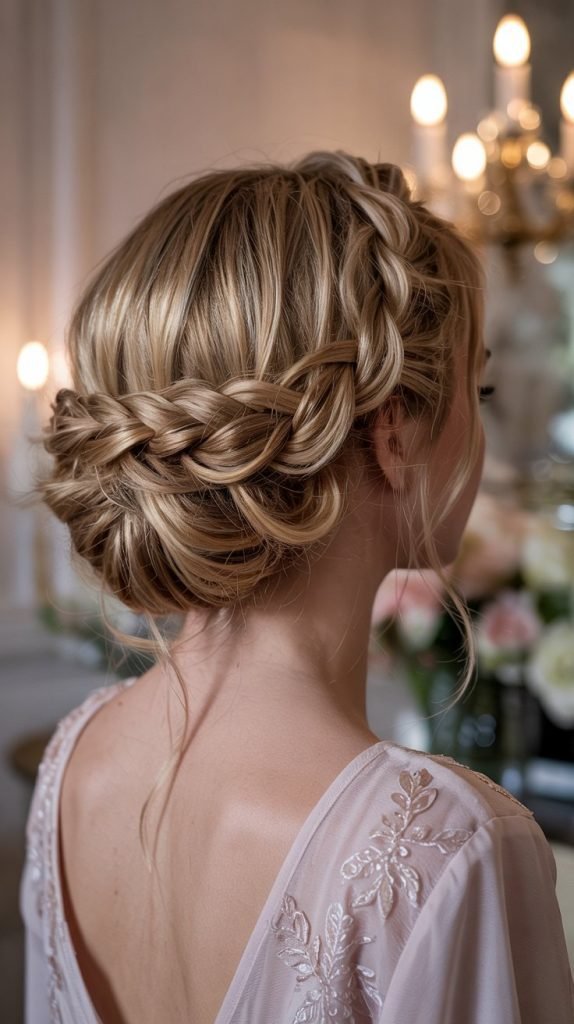 Twisted Crown Updo