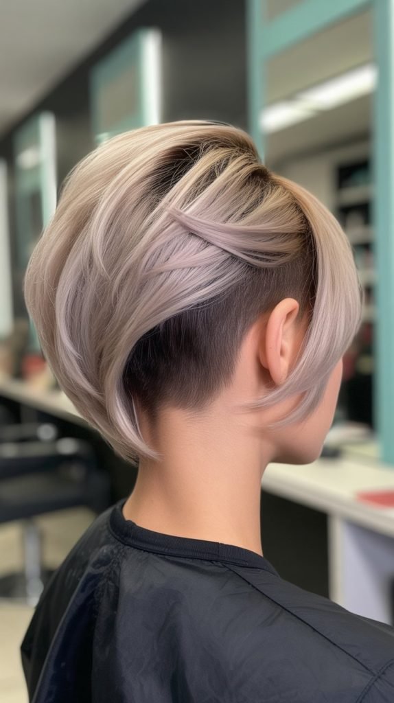 Extreme Stacked Bob with Undercut