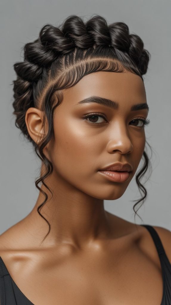 Crown Twist with Sides Down