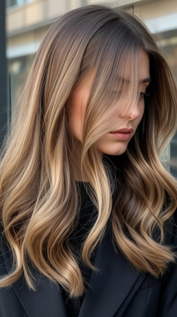 17. Champagne Blonde Highlights for Luxury