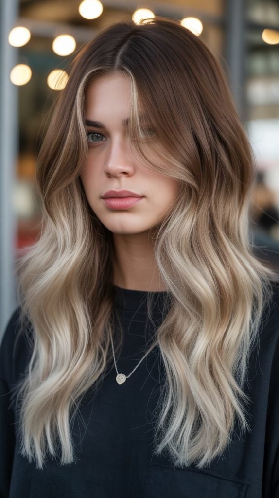 27. Frosted Blonde Tips