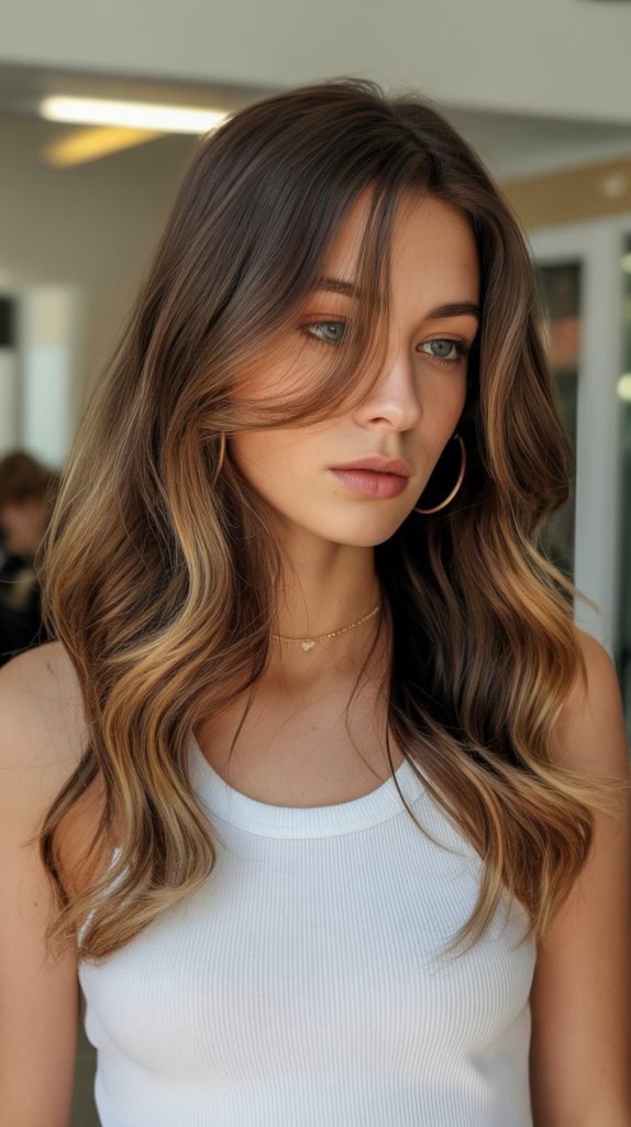 27. Golden Caramel Highlights