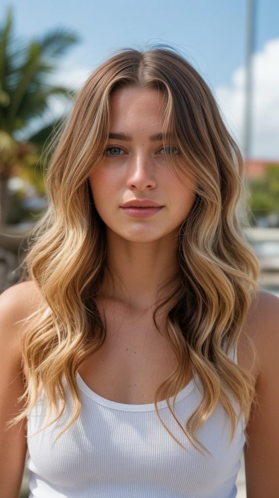 5. Golden Blonde Balayage