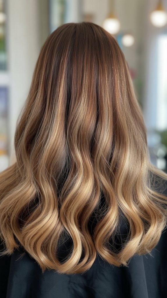 7. Golden Blonde Full Highlights