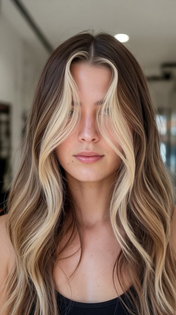 18. Money Piece Balayage