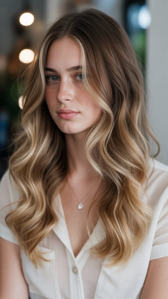 17. Soft Blonde Balayage