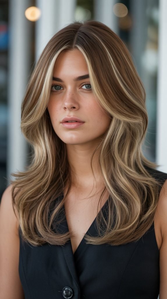 4. Chunky Blonde Streaks