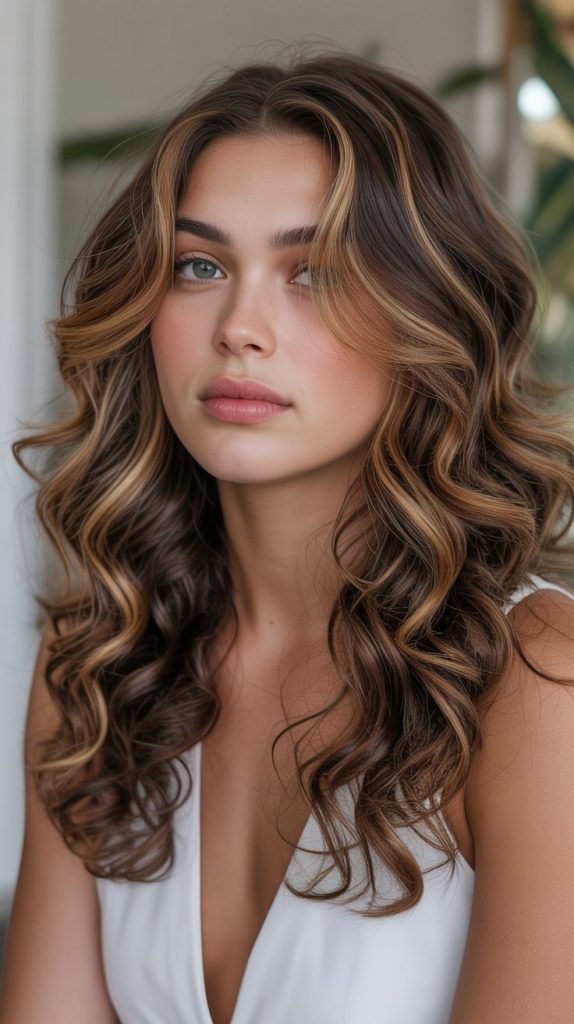 9. Caramel Highlights with Honey Blonde Accents