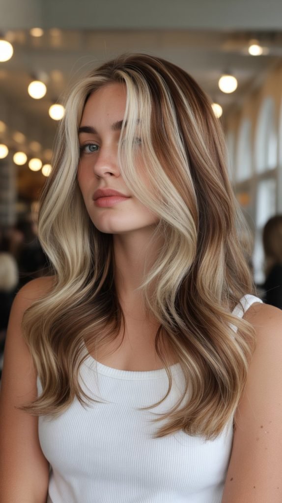 14. Butter Cream Highlights with Hazelnut Lowlights