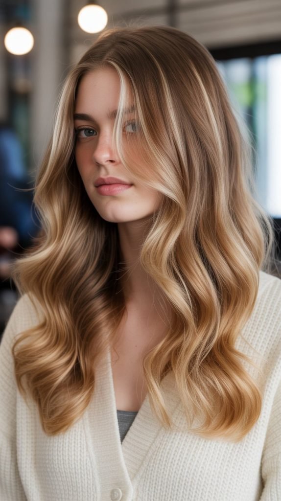18. Buttery Caramel Balayage