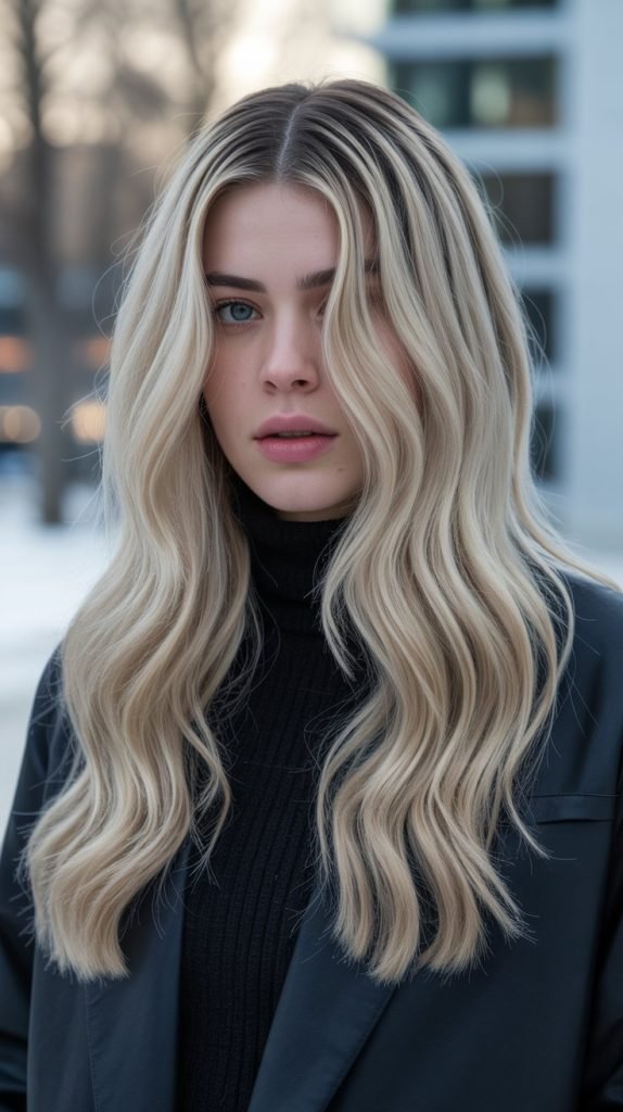 Cool Blonde with Dark Roots