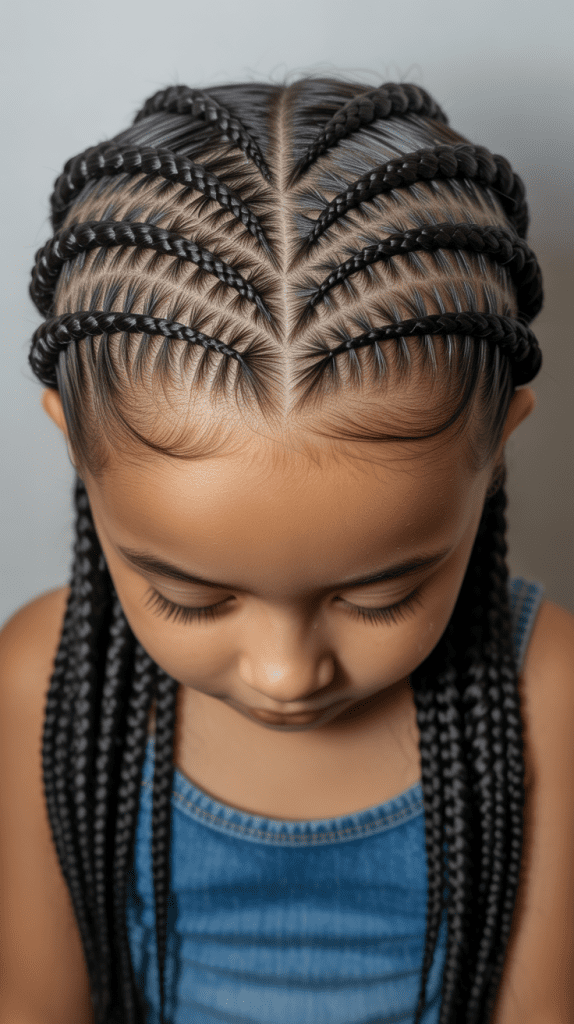 Criss-Cross Cornrows