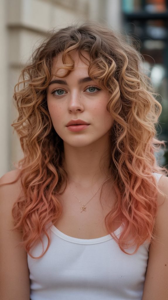 23. Blonde Highlights with Red Undertones