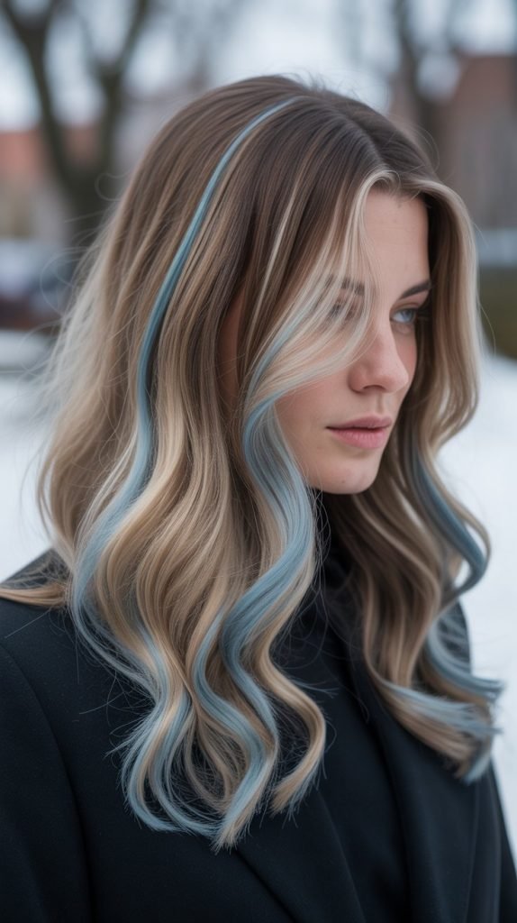 28. Muted Powder Blue Accents