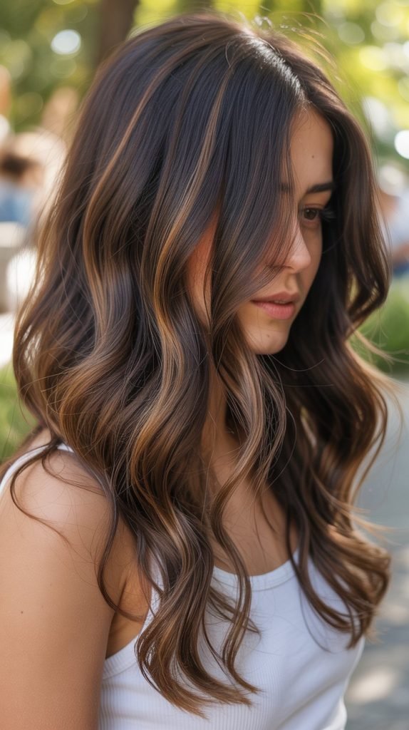 3. Caramel Balayage Highlights