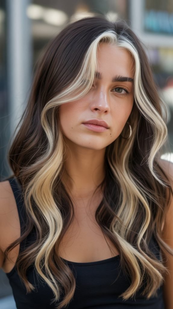 19. Bright Blonde Streaks