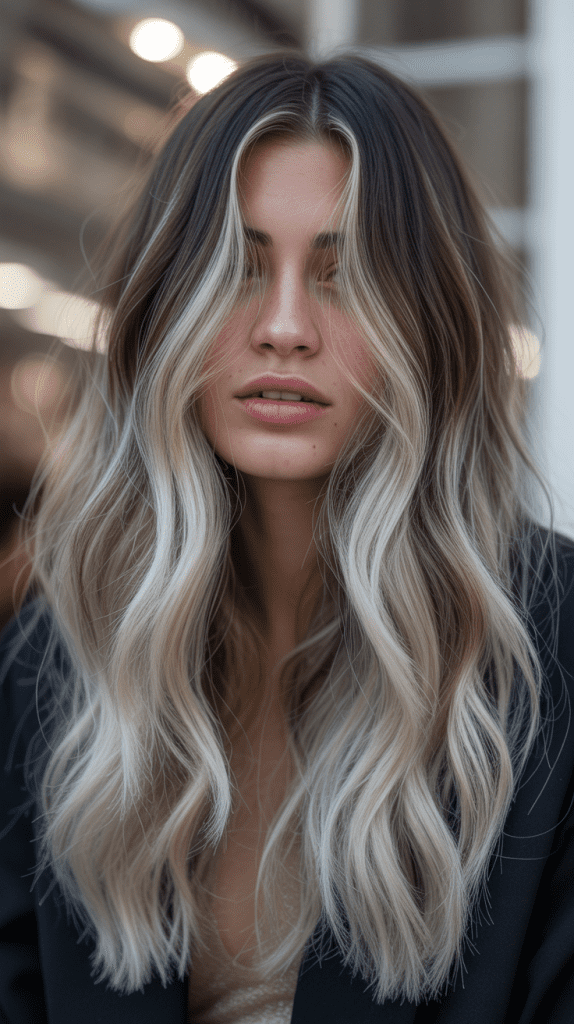 Icy Blonde Balayage