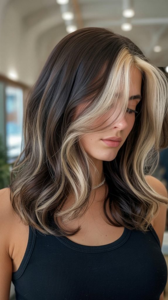 11. Beige Blonde Highlights