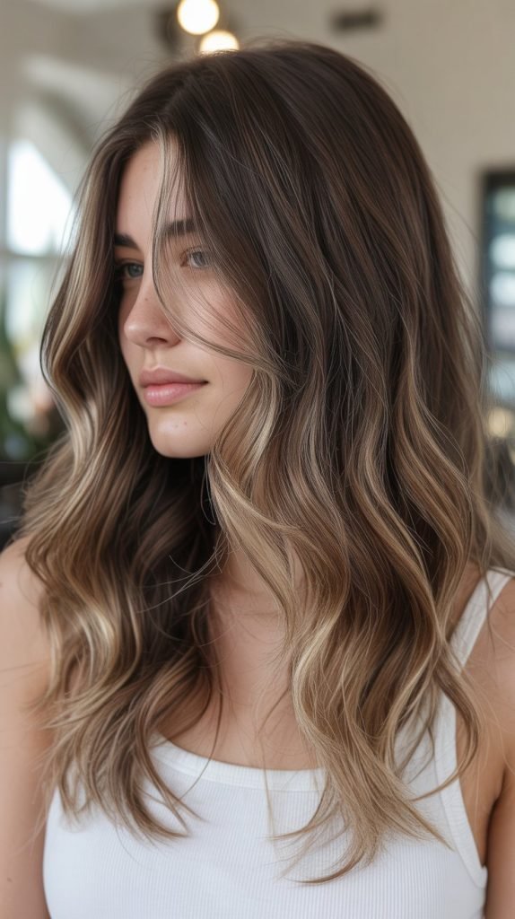 29. Feathered Blonde Highlights