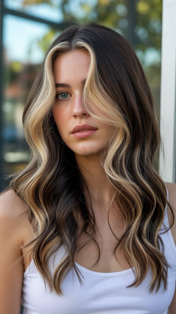 7. Wheat Blonde Streaks