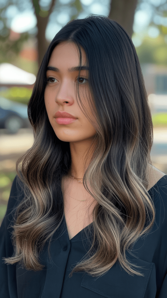Babylights and Balayage Combination