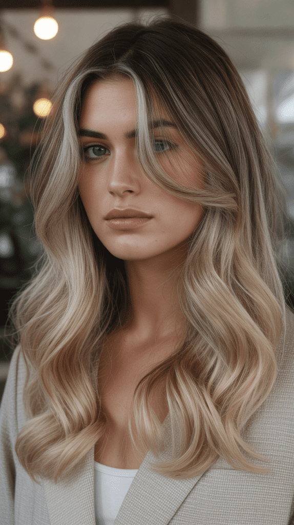 Champagne Blonde Highlights