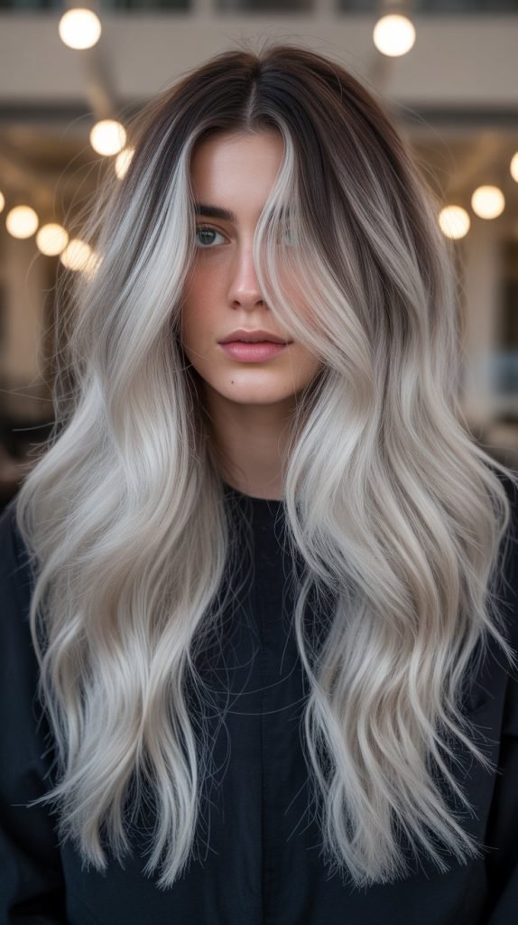 25. Pearl Blonde Balayage