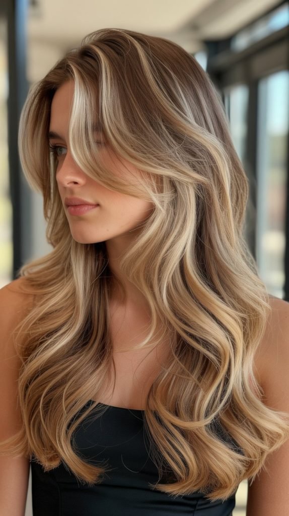 Toffee Blonde Highlights