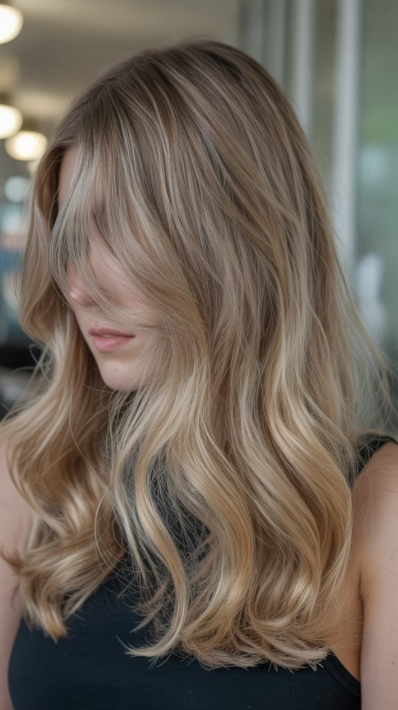 Subtle Lowlights with Blonde Highlights