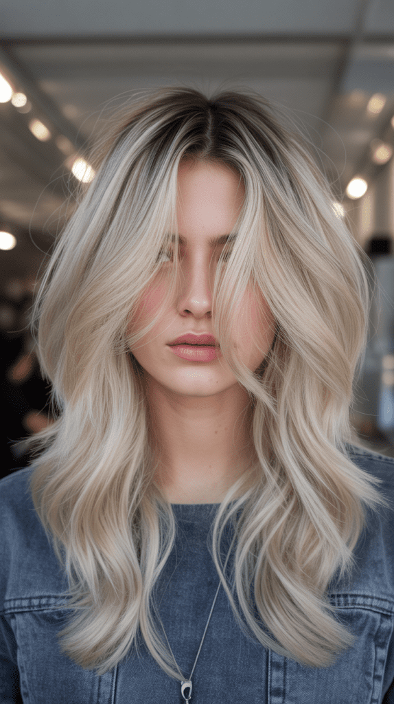 Vanilla Blonde Highlights with Disconnected Layers